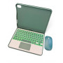 Чехол с RGB клавиатурой и мышкой  для iPad 10.9" 10gen / iPad 11" A16 dark green