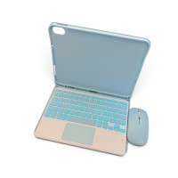 Чехол с RGB клавиатурой и мышкой  для iPad Air M2/M3/M4/M4 11" / Air 4/5(M1) 10.9" sky blue