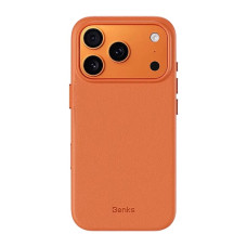 Чехол Benks VitaPro Leather MagSafe для iPhone 17 Pro Max orange