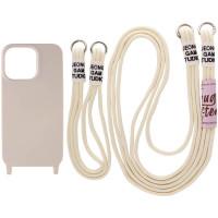 Чохол з двома ремінцями California two straps для iPhone 12 / 12 Pro antique white