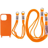 Чохол з двома ремінцями California two straps для iPhone 12 / 12 Pro orange