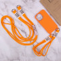 Чохол з двома ремінцями California two straps для iPhone 12 Pro Max orange