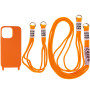 Чохол з двома ремінцями California two straps для iPhone 12 Pro Max orange