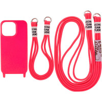 Чехол с двумя ремешками California two straps для iPhone 11 Pro Max pink