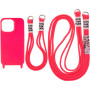 Чохол з двома ремінцями California two straps для iPhone 13 Pro pink