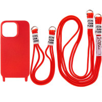 Чохол з двома ремінцями California two straps для iPhone 11 red