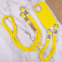 Чохол з двома ремінцями California two straps для iPhone 13 yellow