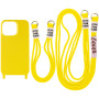 Чохол з двома ремінцями California two straps для iPhone 13 yellow