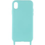Чохол з двома ремінцями California two straps для iPhone XR marine green