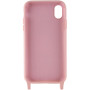 Чохол з двома ремінцями California two straps для iPhone XR pink sand