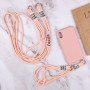 Чохол з двома ремінцями California two straps для iPhone XR pink sand