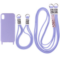 Чохол з двома ремінцями California two straps для iPhone XR purple