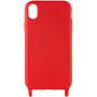 Чохол з двома ремінцями California two straps для iPhone XR red