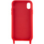 Чохол з двома ремінцями California two straps для iPhone XR red