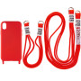 Чохол з двома ремінцями California two straps для iPhone XR red