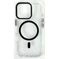 Прозрачный чехол Clear Case with MagSafe black для iPhone 16 Pro