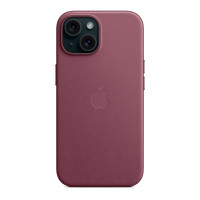 Чехол Fine Woven Case with MagSafe для iPhone 15 Plus mulberry