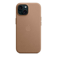 Чехол Fine Woven Case with MagSafe для iPhone 15 taupe