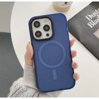 Чохол Frosted with MagSafe для iPhone 13 Pro Max dark blue
