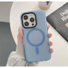Чохол Frosted with MagSafe для iPhone 13 Pro sierra blue