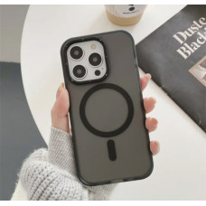 Чохол Frosted with MagSafe для iPhone 14 Pro black