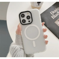 Чохол Frosted with MagSafe для iPhone 14 Pro white