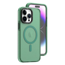 Чехол Frosted with MagSafe для iPhone 15 Pro Max green
