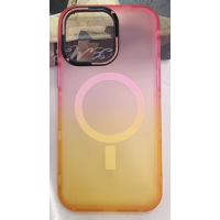 Чохол Gradient with MagSafe для iPhone 16 Pro Max rose gold