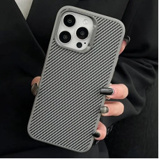 Чехол Kevlar Soft touch with MagSafe для iPhone 15 Pro gray