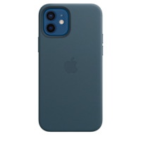 Чохол Leather Case with MagSafe для iPhone 12 mini baltic blue