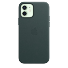 Чехол Leather Case with MagSafe для iPhone 12 mini forest green