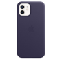 Чохол Leather Case with MagSafe для iPhone 12/12 Pro deep violet