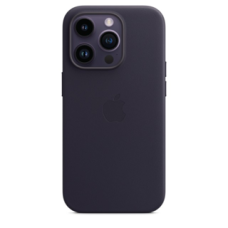 Чехол Leather Case with MagSafe для iPhone 14 Pro Max Ink