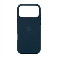 Чохол Leather Case with MagSafe для iPhone 17 Pro Max abyss blue
