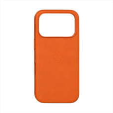 Чохол Leather Case with MagSafe для iPhone 17 Pro orange