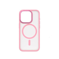 Чехол Momax Hybrid Lite Magnetic для iPhone 15 Pro pink