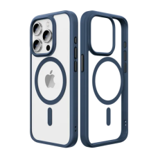 Чехол Rock Guard Clear with Magnetic для iPhone 16 Pro Max blue
