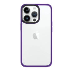 Чехол Rock Guard Series Clear для iPhone 14 Pro Max purple