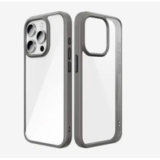 Чехол Rock Guard Series Clear для iPhone 15 Pro Max gray