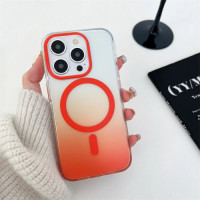 Чехол Shield Gradient with MagSafe для iPhone 16 Pro Max orange