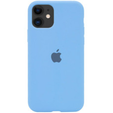 Чехол Silicone Case Full для iPhone 11 cornflower