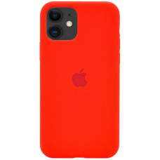Чехол Silicone Case Full для iPhone 11 red