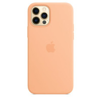 Чохол Silicone Case Full для iPhone 12 Pro Max cantaloupe