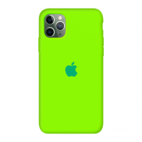 Чехол Silicone Case Full для iPhone 12 Pro Max juicy green