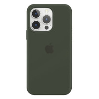 Чохол Silicone Case Full для iPhone 15 Pro cyprus green