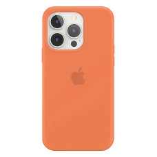 Чехол Silicone Case Full для iPhone 14 Pro kumquat
