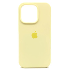 Чехол Silicone Case Full для iPhone 14 Pro Max mellow yellow