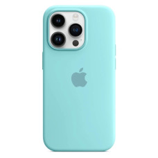 Чехол Silicone Case Full для iPhone 15 Pro Max sea blue