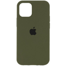 Чехол Silicone Case Full для iPhone 14 Plus dark olive