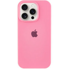 Чехол Silicone Case Full для iPhone 16 Pro pink